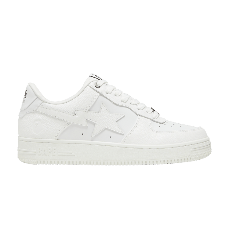 Bapesta M2 Low 'Triple White' — White/White/White