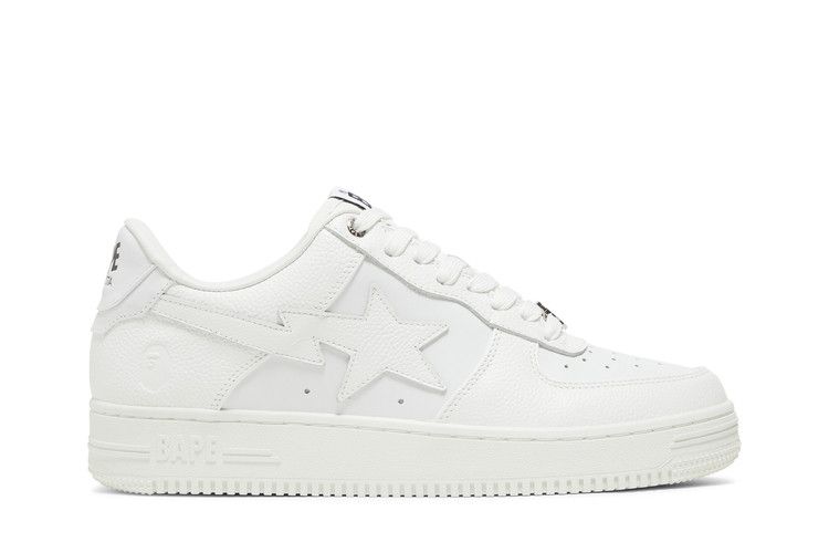 Bapesta M2 Low 'Triple White' — White/White/White