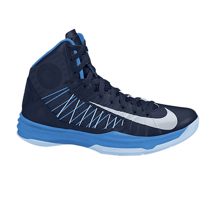 Nike Hyperdunk+ — Obsidian/Metallic Silver-Photo Blue-Ice Blue