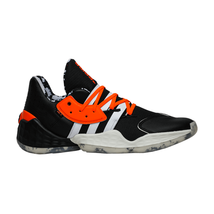Daniel Patrick x adidas Harden Vol. 4 'Solar Orange' — Core Black/Cloud White/Solar Orange