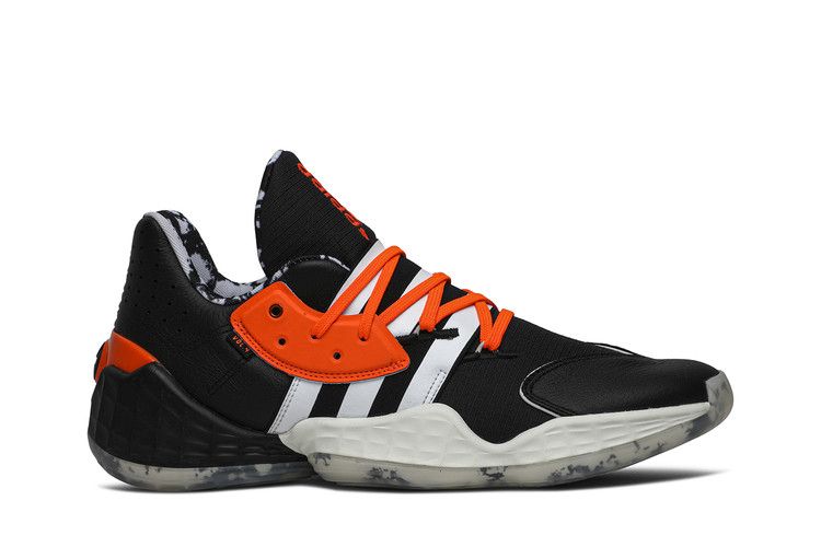 Daniel Patrick x adidas Harden Vol. 4 'Solar Orange' — Core Black/Cloud White/Solar Orange