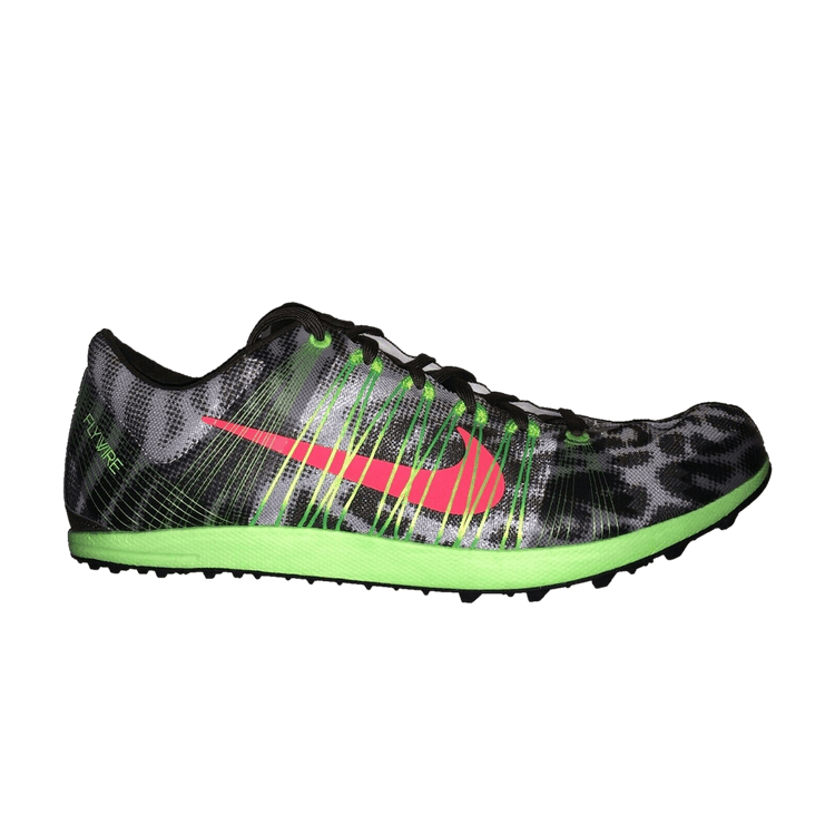 Nike Zoom Victory XC 2 'Wolf Grey Flash Lime' — Wolf Grey/Atomic Red/Newsprint/Flash Lime