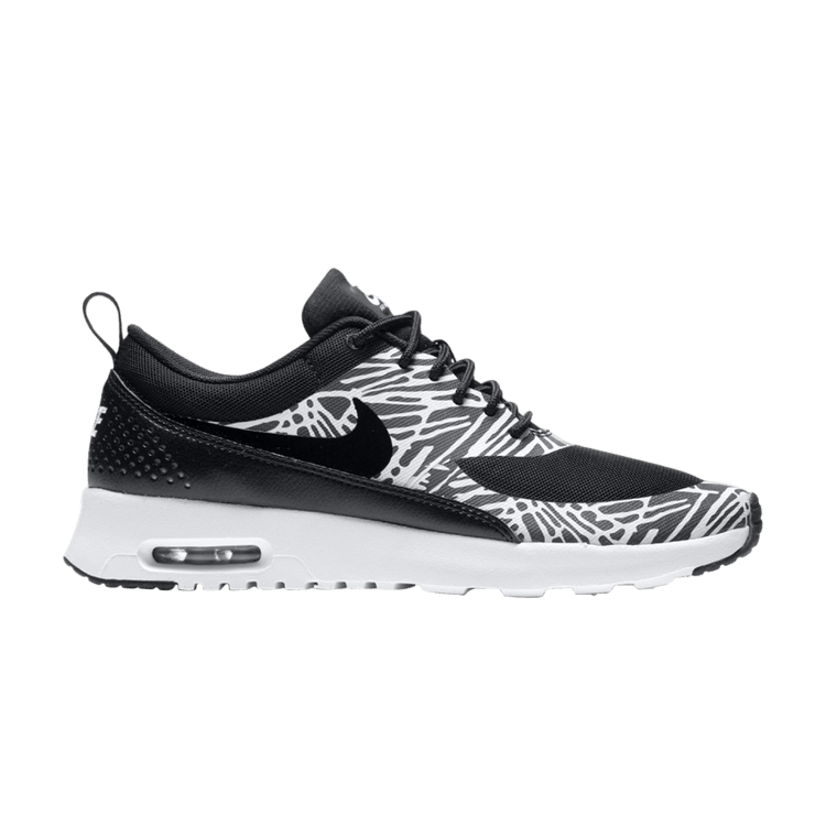 Nike Wmns Air Max Thea Print — Black/White-Metallic Silver-Black