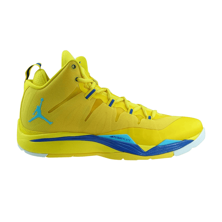 Air Jordan Super.Fly 2 'Varsity Maize' — Varsity Maize/Gamma Blue/Game Royal/White