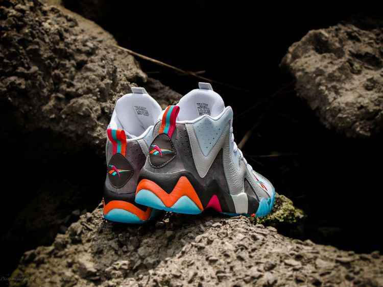 Reebok Kamikaze 2 Mid 'Packers Shoes' — Steel/Blue/Cyclone Grey