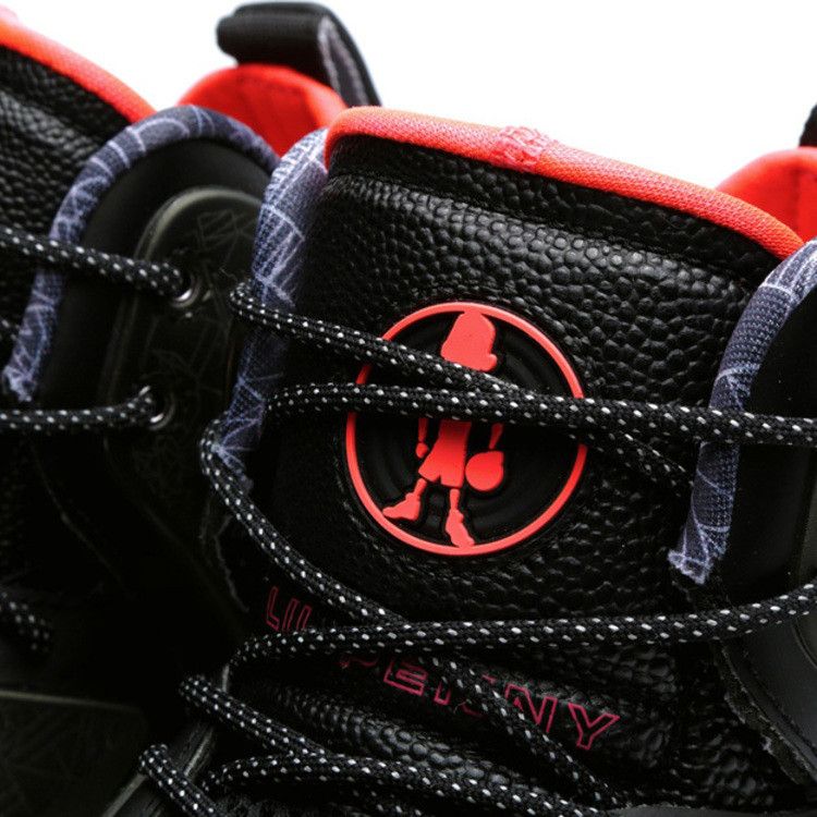 Nike Lil Penny Posite Prm Qs 'Gumbo League' — black/black-atomic red