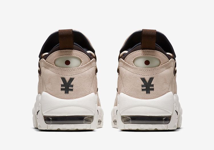Nike Air More Money QS 'Japanese Yen' — Barely Orange/Velvet Brown-Dark Obsidian