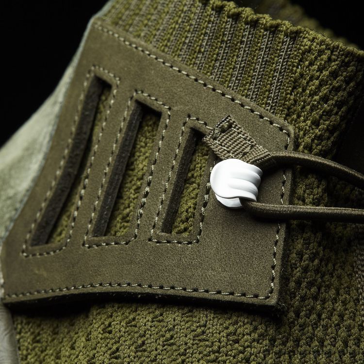 White Mountaineering x adidas Seeulater Alledo Primeknit 'Olive' — Night Cargo/Night Cargo/Night Cargo