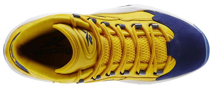 Reebok Question Mid 'All Star' — Yellow/Navy