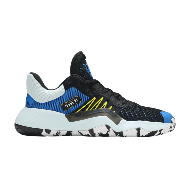 adidas D.O.N. Issue #1 'Glory Blue' — Core Black/Glory Blue/Shock Yellow