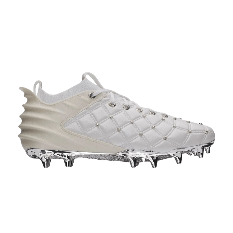 Justin Jefferson x Under Armour Blur 2.0 MC Chrome 18 'White Metallic Silver' — White/Chrome