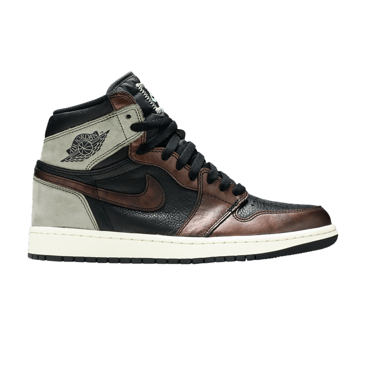 Air Jordan 1 Retro High OG 'Patina' — Black/Light Army/Sail/Fresh Mint