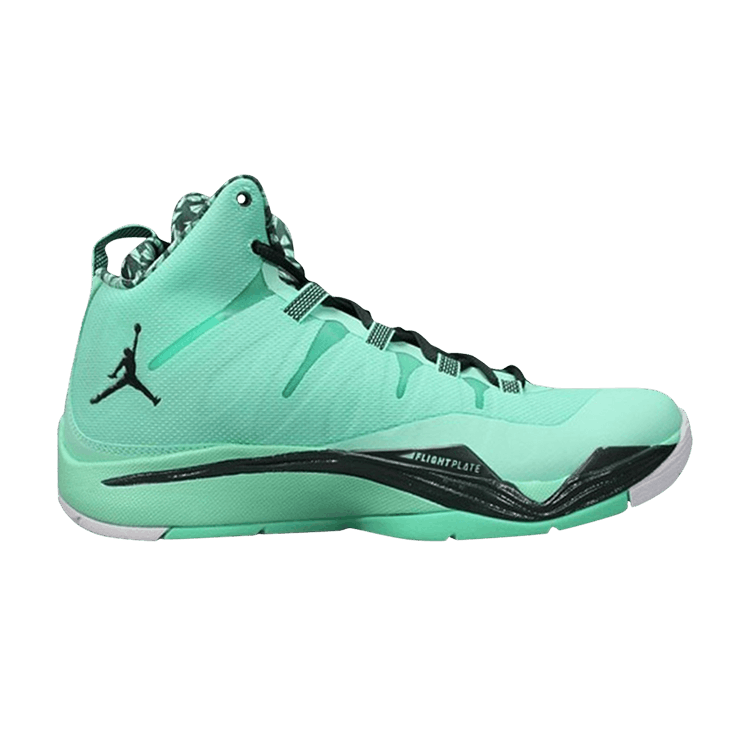 Air Jordan Super.Fly 2 X 'Green Glow' — Green Glow/Black Spruce/White