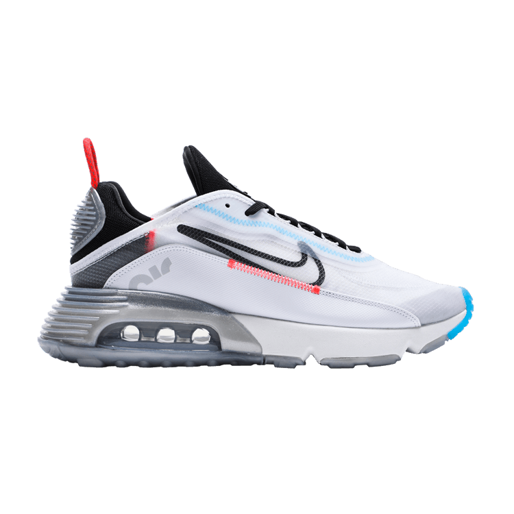 Nike Air Max 2090 'Pure Platinum' — White/Pure Platinum/Bright Crimson/Black