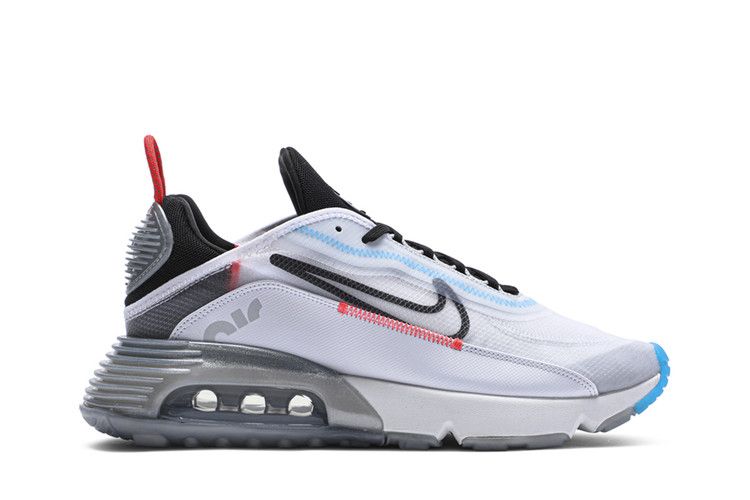 Nike Air Max 2090 'Pure Platinum' — White/Pure Platinum/Bright Crimson/Black (2)
