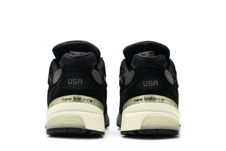 New Balance 992 Made in USA 'Black Grey' — Black/Grey/White