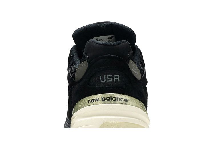 New Balance 992 Made in USA 'Black Grey' — Black/Grey/White