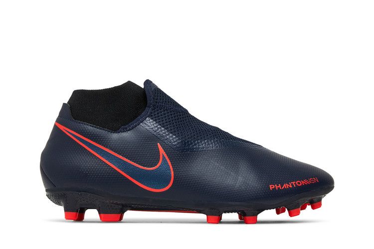 Nike Phantom Vision Academy DF MG 'Black Obsidian Crimson' — Black/Obsidian/Bright Crimson/University Blue