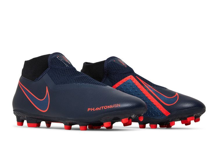 Nike Phantom Vision Academy DF MG 'Black Obsidian Crimson' — Black/Obsidian/Bright Crimson/University Blue