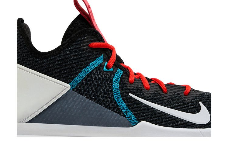 Nike LeBron Witness 4 'Black Red Glass Blue' — Black/Chile Red/Glass Blue/White