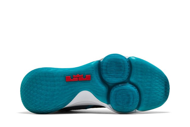 Nike LeBron Witness 4 'Black Red Glass Blue' — Black/Chile Red/Glass Blue/White