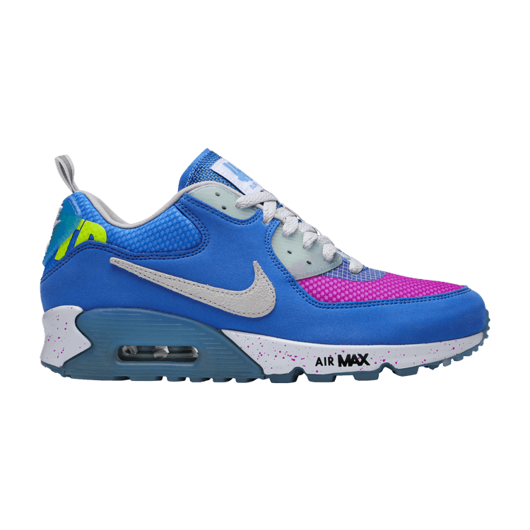 Undefeated x Nike Air Max 90 'Pacific Blue' — Pacific Blue/Vast Grey/Vivid Purple