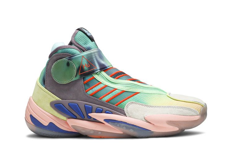 Pharrell x adidas Crazy BYW 0 To 60 STMT 'Reflexology' — Yellow Tint/Legacy Purple/Clear Brown
