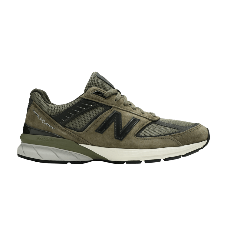 New Balance 990v5 Made In USA 'Covert Green' — Covert Green/White