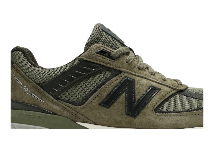 New Balance 990v5 Made In USA 'Covert Green' — Covert Green/White