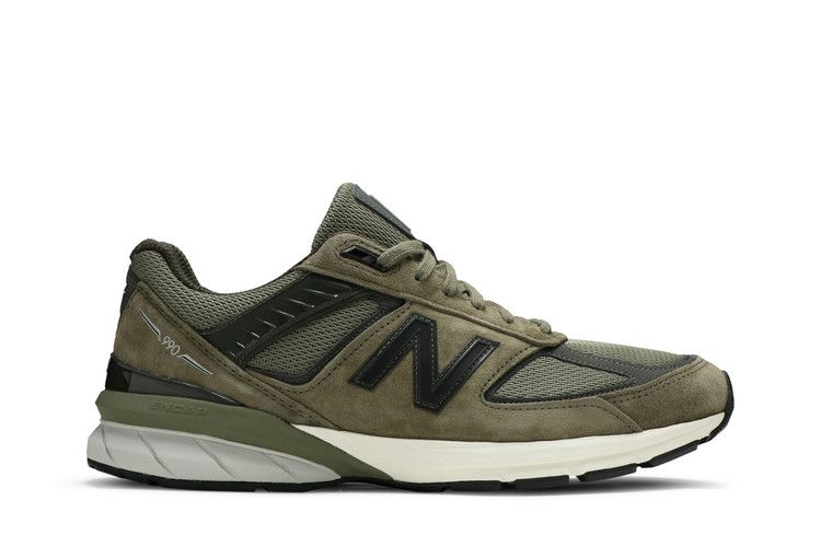 New Balance 990v5 Made In USA 'Covert Green' — Covert Green/White