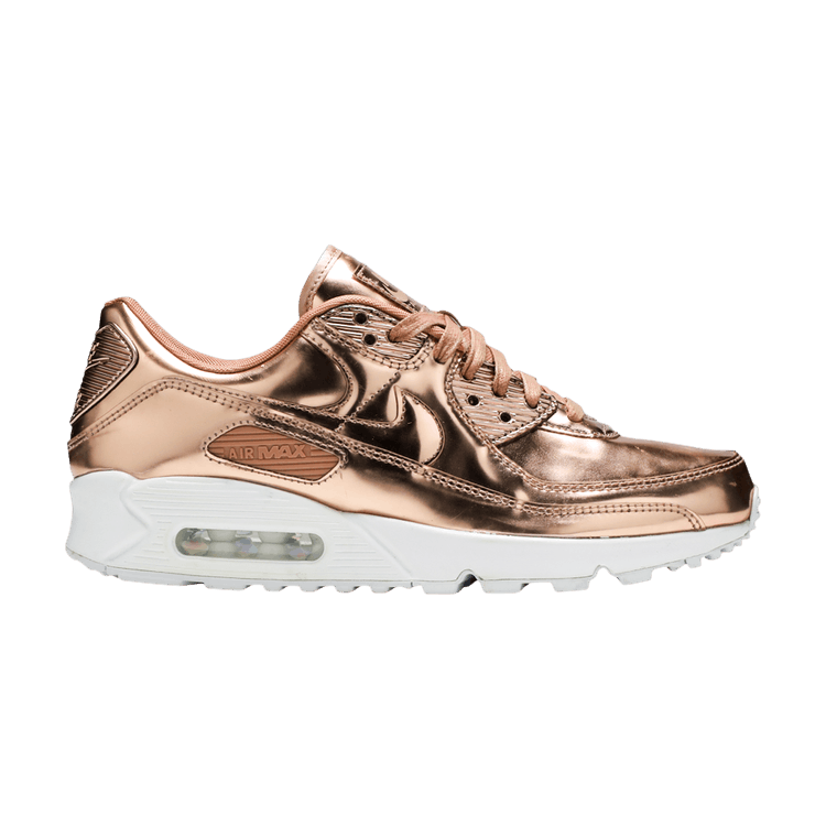 Nike Wmns Air Max 90 'Metallic Pack - Rose Gold' — Rose Gold/Rose Gold