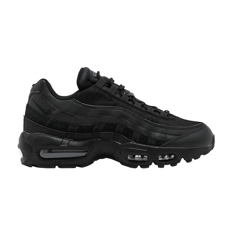 Nike Air Max 95 Essential 'Triple Black' — Black/Dark Grey/Black