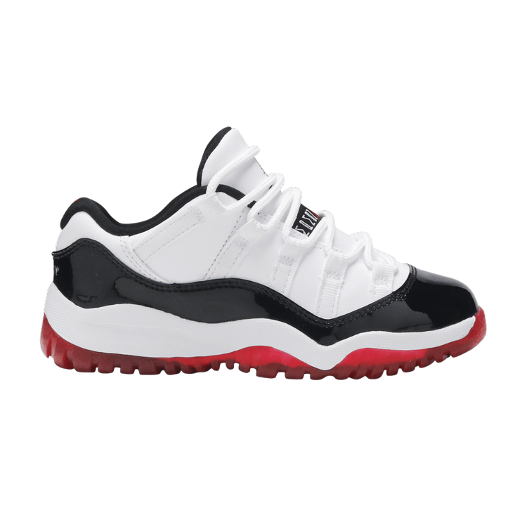 Air Jordan 11 Retro Low PS 'Concord-Bred' — White/University Red/Black/True Red