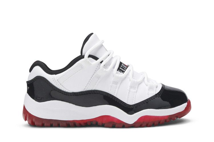 Air Jordan 11 Retro Low PS 'Concord-Bred' — White/University Red/Black/True Red