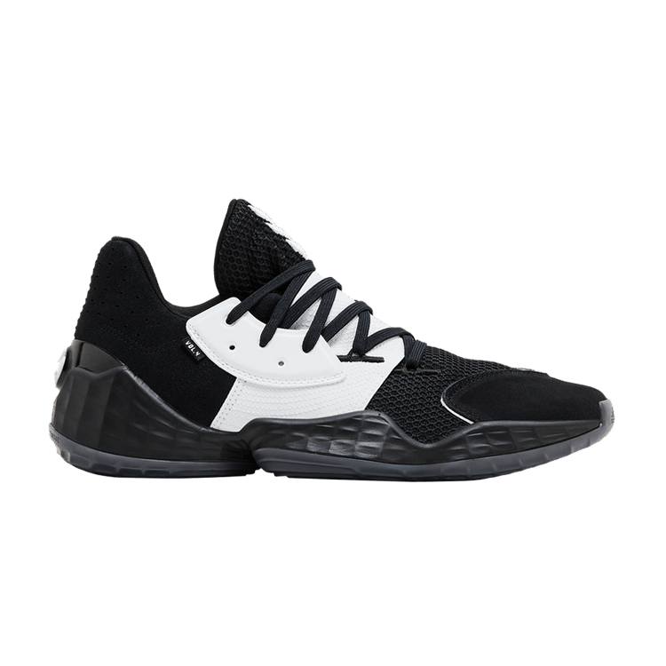 adidas Harden Vol. 4 'Black White' — Core Black/Cloud White/Core Black