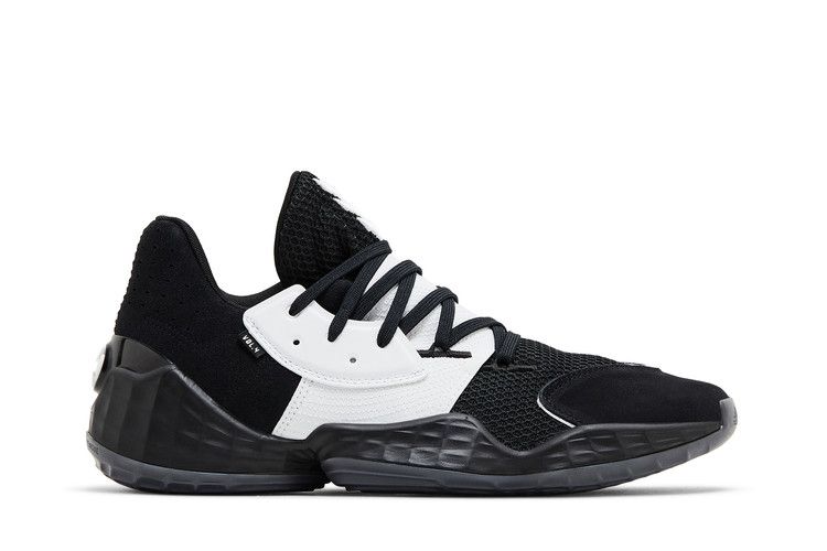 adidas Harden Vol. 4 'Black White' — Core Black/Cloud White/Core Black