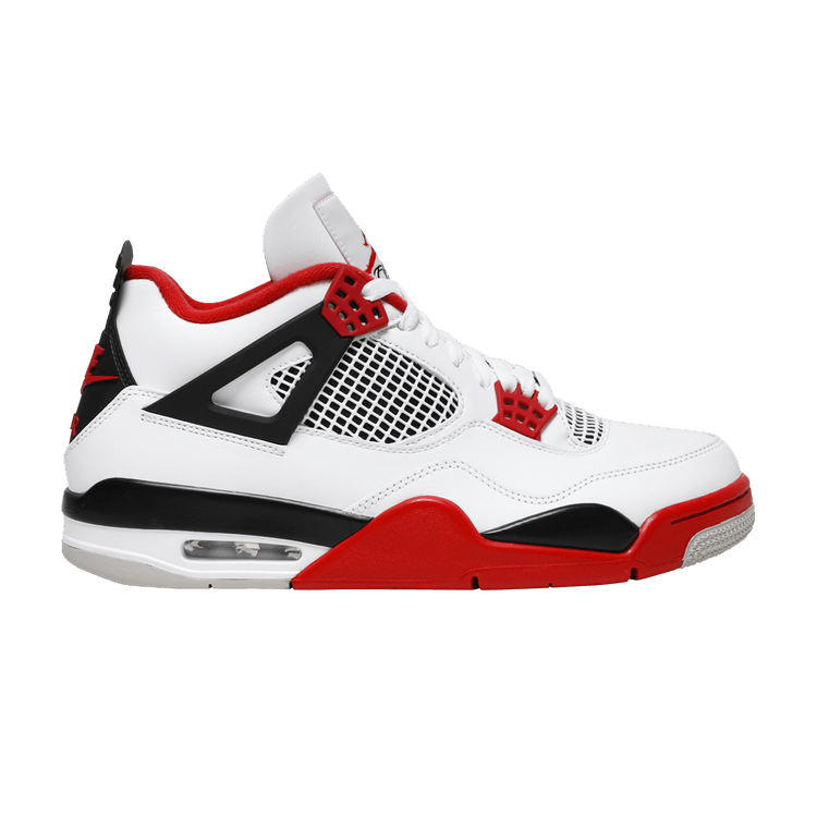 Air Jordan 4 Retro OG 'Fire Red' 2020 — White/Black/Tech Grey/Fire Red