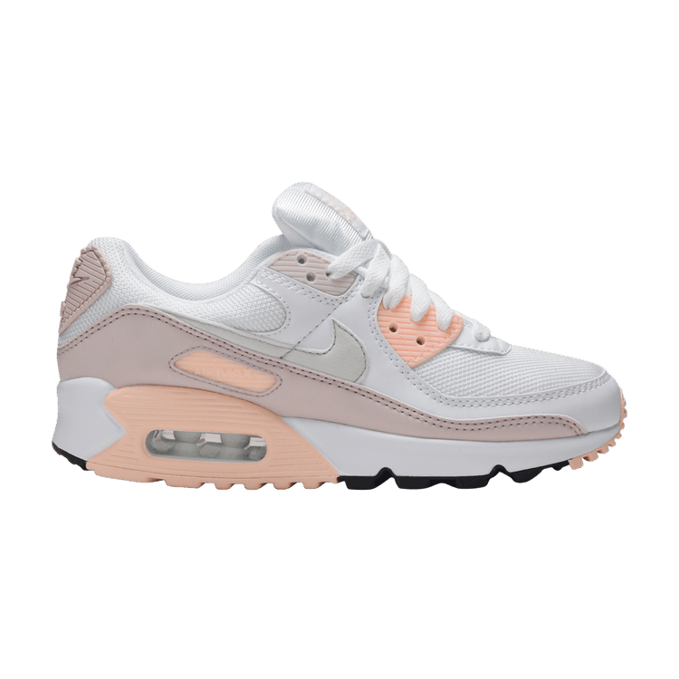 Nike Wmns Air Max 90 'Barely Rose' — White/Platinum Tint/Barely Rose