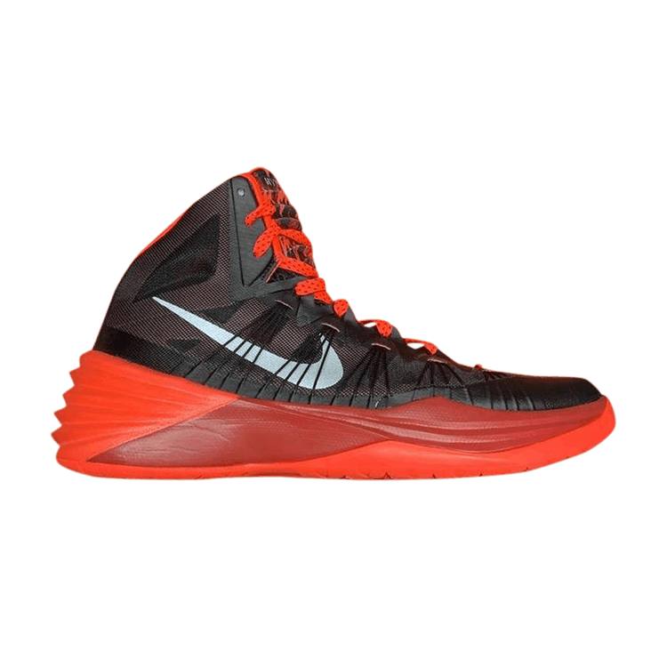 Nike Hyperdunk 2013 'Black Gym Red' — Black/Metallic Silver/Gym Red/Bright Crimson