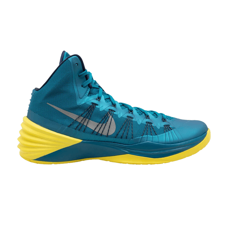 Nike Hyperdunk 2013 'Tropical Teal Sonic Yellow' — Tropical Teal/Sonic Yellow/White