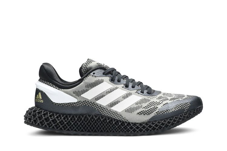 Adidas 4D Runner 1.0 'Core Black' — Core Black/Cloud White/Gold Metallic