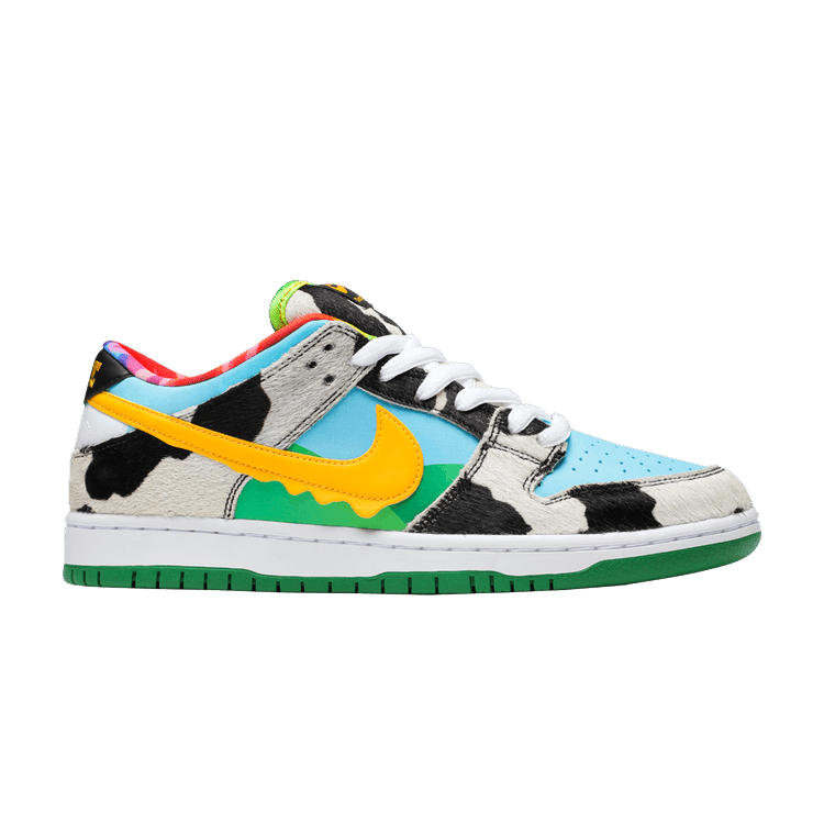 Ben &amp; Jerry's x Nike Dunk Low SB 'Chunky Dunky' — White/Lagoon Pulse/Black/University Gold