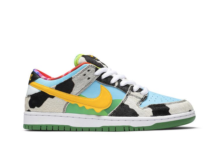Ben &amp; Jerry's x Nike Dunk Low SB 'Chunky Dunky' — White/Lagoon Pulse/Black/University Gold (2)