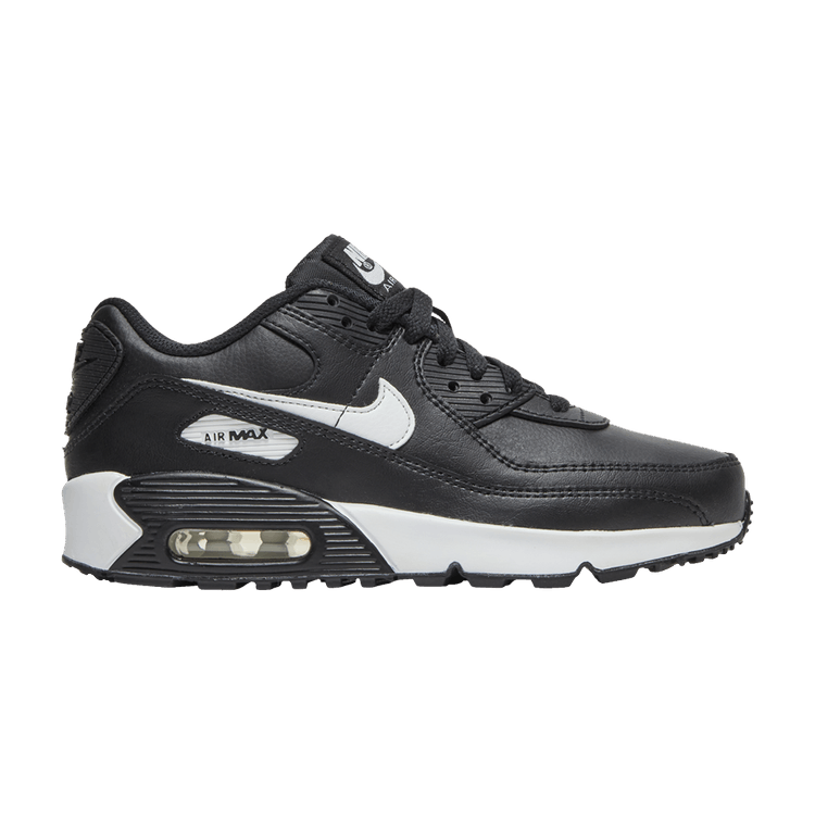 Nike Air Max 90 GS 'Black White' — Black/Black/White