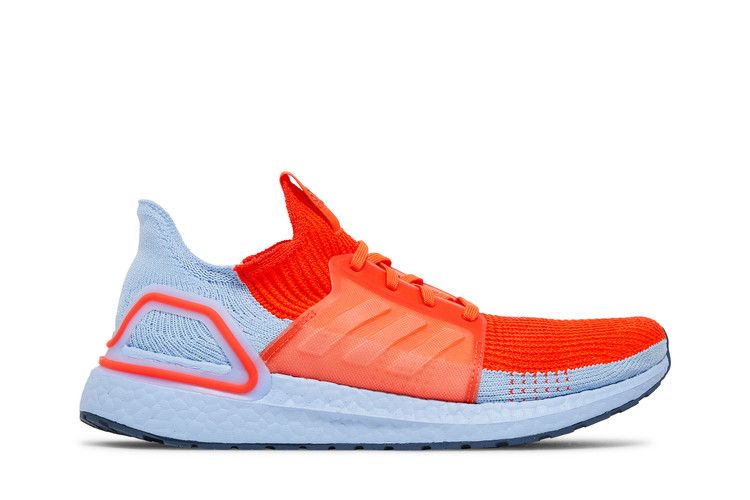 adidas UltraBoost 19 'Solar Red Glow Blue' — Solar Red/Solar Red/Glow Blue