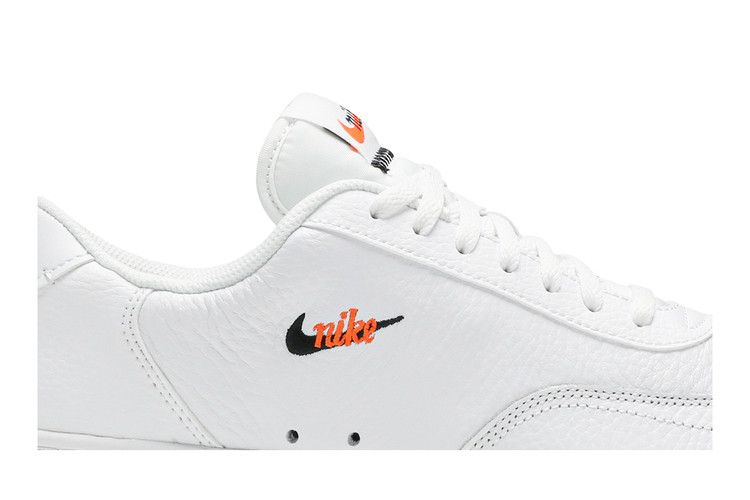 Nike Court Vintage Premium 'White' — White/Total Orange/Black