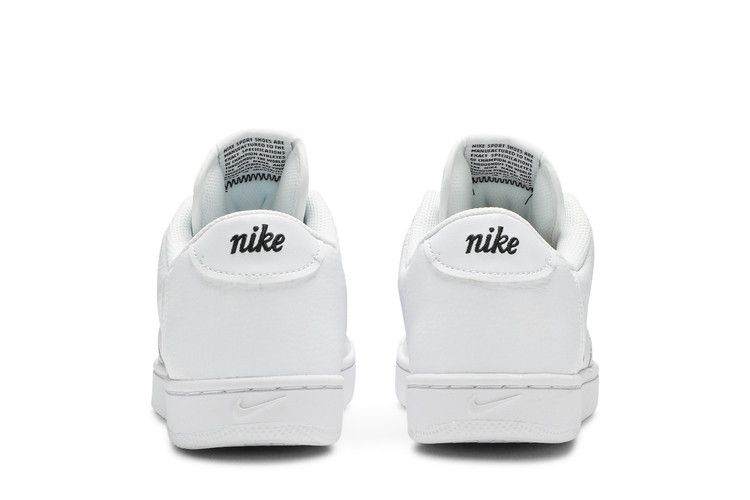 Nike Court Vintage Premium 'White' — White/Total Orange/Black