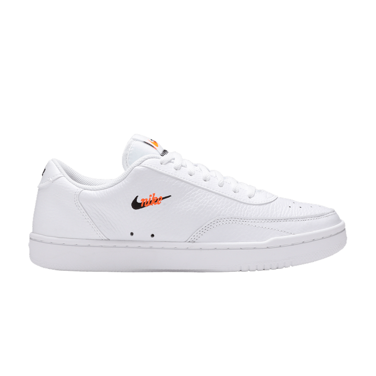 Nike Wmns Court Vintage Premium 'White' — White/Total Orange/Black