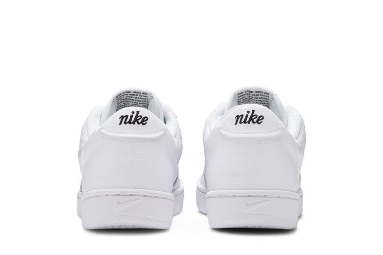 Nike Wmns Court Vintage Premium 'White' — White/Total Orange/Black