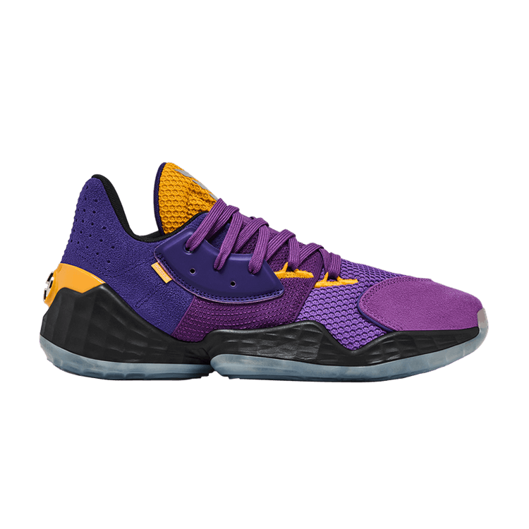 Adidas Harden Vol. 4 'Su Casa Mi Casa - Los Angeles Lakers' — Team College Purple/Team College Gold/Active Purple